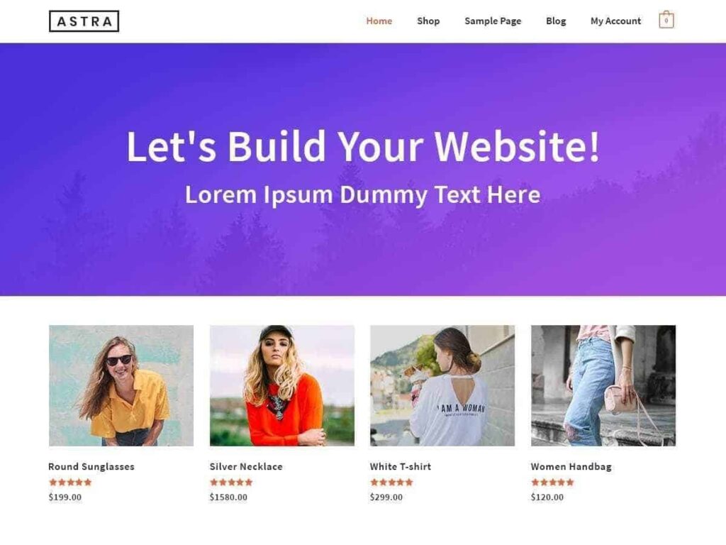 Astra WordPress theme
