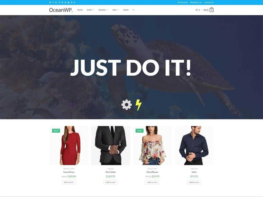 OceanWP WordPress blog theme