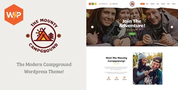 The Mounty Camping WordPress Theme