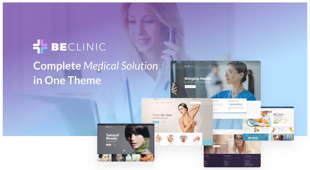 BeClinic - Multipurpose Medical WordPress Theme