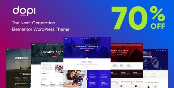 Dopi Elementor Theme