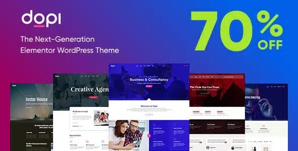 Dopi Elementor Theme