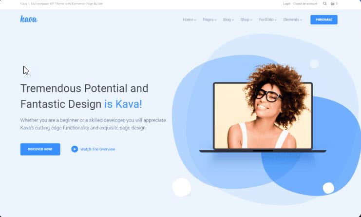 Kava wp theme