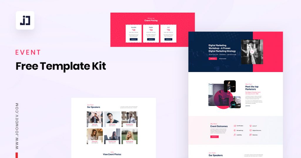 Introducing FREE Event Joomla Template for JD Builder