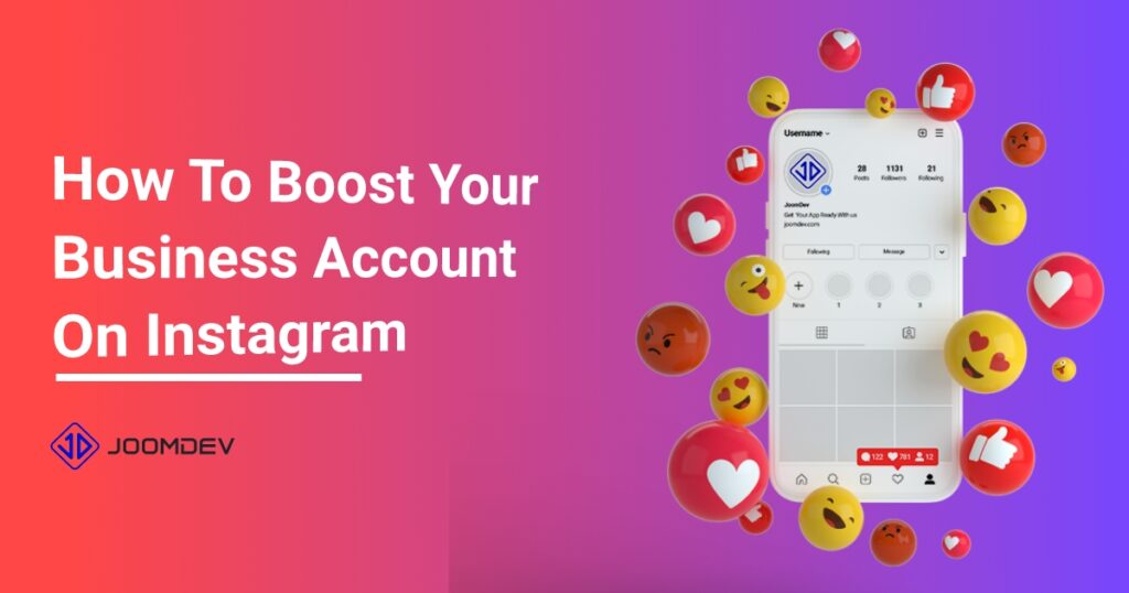 Boost Instagram account