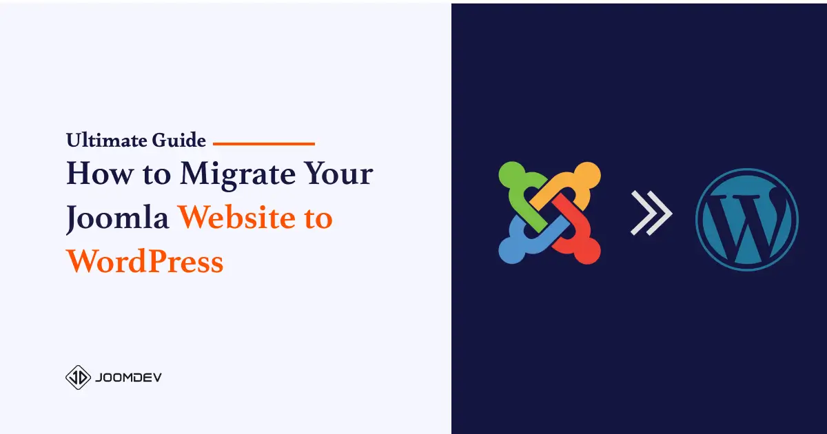 Joomla to WordPress Migration
