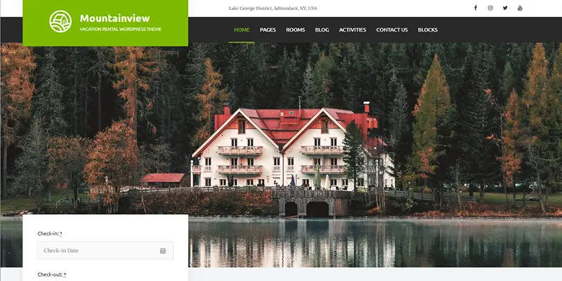Mountainview Camping Theme