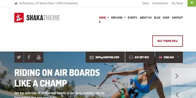 Shaka Theme for WordPress
