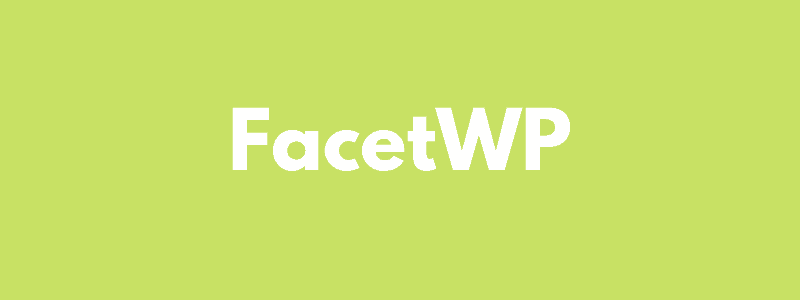 FacetWP plugin
