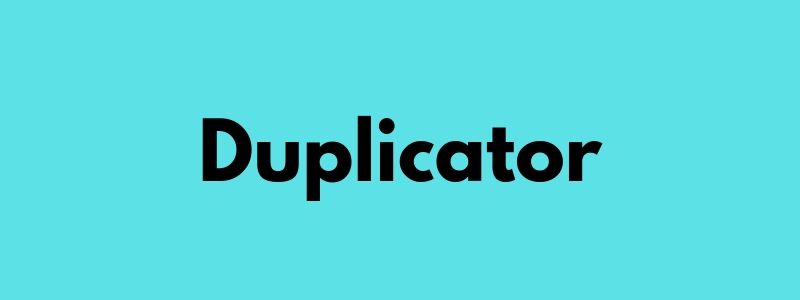 Duplicator WordPress Migration Plugin
