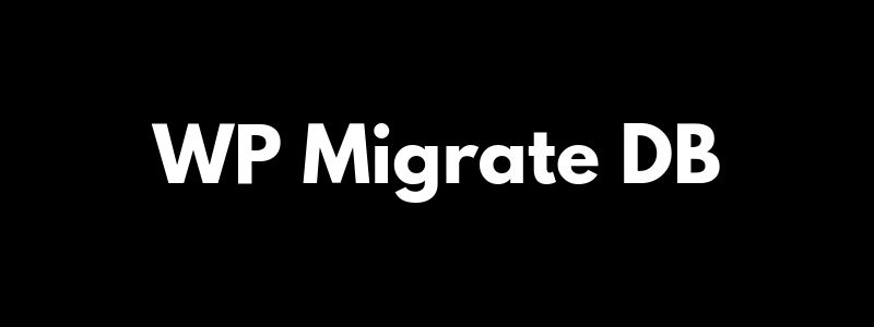 WP Migrate DB WordPress Plugin